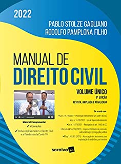 Livro Manual de Direito Civil: volume único - 6ª edição 2022