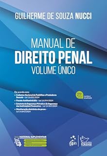 Livro Manual de Direito Penal - Volume Único - 21ª Edição 2025