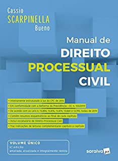 Livro Manual de Direito Processual Civil - 6ª Ed. 2020