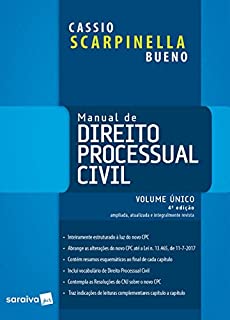 Livro Manual de Direito Processual Civil  Volume único