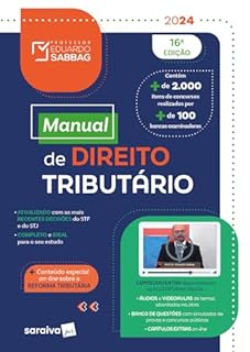Livro Manual de Direito Tributario - 16ª edição 2024