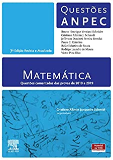 Livro Matemática: Questões comentadas das provas de 2010 a 2019