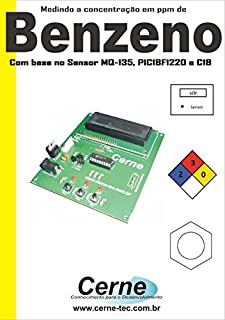 Medindo a concentração em ppm de  Benzeno Com base no Sensor MQ-135, PIC18F1220 e C18