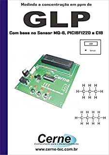 Livro Medindo a concentração em ppm de  GLP Com base no Sensor MQ-6, PIC18F1220 e C18