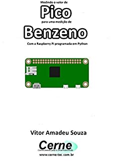 Livro Medindo o valor de Pico para uma medição de Benzeno Com a Raspberry Pi programada em Python