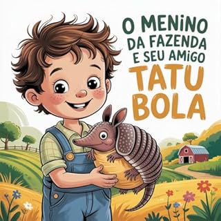 O menino da fazenda e seu amigo tatu bola