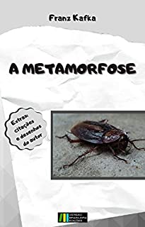 Livro A metamorfose: extras - contém desenhos e citações do autor.