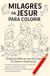 Livro Os Milagres de Jesus : Livro para Colorir
