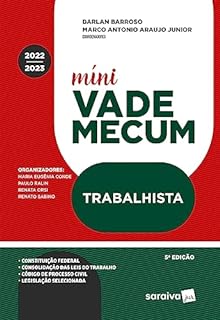 Livro Míni Vade Mecum trabalhista - 5ª edição 2022