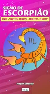Livro Minibooks EdiCase - Signo de Escorpião: Perfil, Sinastria Amorosa, Amuletos, Planetas