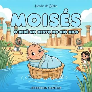 Livro Moisés: O Bebê no Cesto no Rio Nilo: Uma história bíblica infantil sobre fé, coragem e proteção de Deus (Heróis da Bíblia)