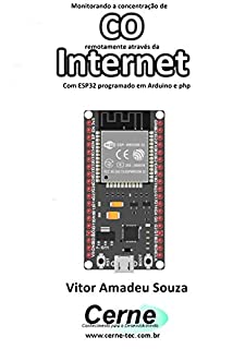 Livro Monitorando a concentração de  CO remotamente através da Internet Com ESP32 programado em Arduino e php