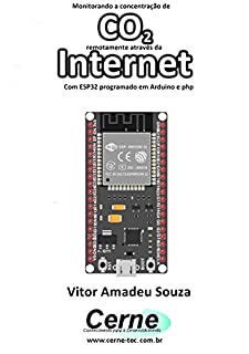 Monitorando a concentração de  CO2 remotamente através da Internet Com ESP32 programado em Arduino e php