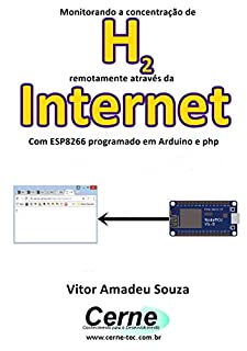 Monitorando a concentração de  H2 remotamente através da Internet Com ESP8266 programado em Arduino e php