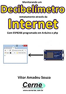 Monitorando um Decibelímetro remotamente através da Internet Com ESP8266 programado em Arduino e php