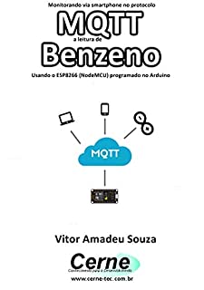 Monitorando via smartphone no protocolo MQTT a leitura de Benzeno Usando o ESP8266 (NodeMCU) programado no Arduino