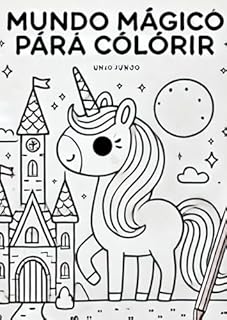 Livro Mundo Mágico para colorir