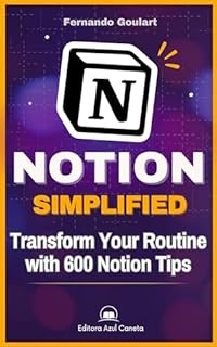 Livro Notion Simplified: 600 Practical Tips for Becoming a Productivity Expert