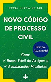 Livro Novo Código de Processo Civil (Lei nº 13.105/2015): Com Busca Fácil de Artigos e Atualizações Vitalícias.