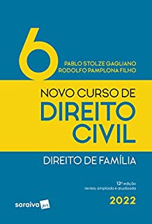 Livro Novo Curso de Direito Civil 6 - Direito de Família - 12ª edição 2022