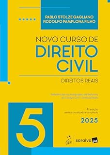 Livro Novo Curso de Direito Civil - Vol.5 - Direitos Reais - 7ª Edição 2025