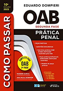 Livro OAB Segunda Fase: Prática Penal (Como Passar)