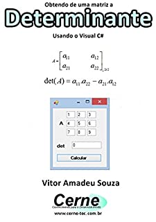 Livro Obtendo de uma matriz a Determinante  Usando o Visual C#