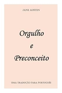 Livro Orgulho e Preconceito: Uma Tradução para Português