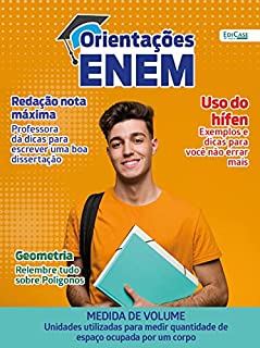 Livro Orientações Enem Ed. 11 - Redação nota máxima (EdiCase Publicações)