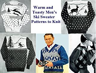 Livro Padrões de esqui camisola quentinho e homens Knit