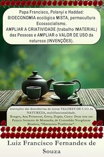 Livro Papa Francisco, Polanyi e Haddad: BIOECONOMIA ecológica MISTA, permacultura Ecossocialismo. AMPLIAR A CRIATIVIDADE (trabalho IMATERIAL) das Pessoas e AMPLIAR ... (INVENÇÕES). (Socialismo Democrático)