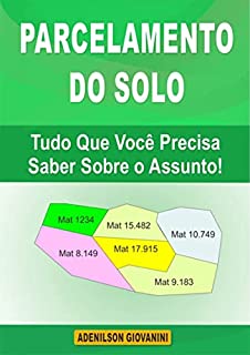 Livro Parcelamento Do Solo