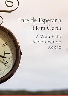 Livro Pare de Esperar a Hora Certa: A Vida Está Acontecendo Agora