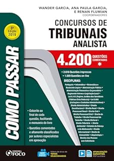 Livro Como passar concursos de tribunais analista: 5.794 questões comentadas - 8. ed. - 2018.