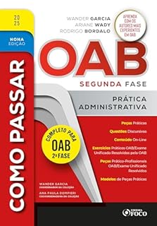 Livro Como Passar na OAB 2ª Fase - Prática Administrativa 9ª Ed - 2025