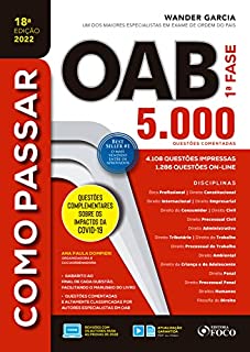 Livro Como passar na OAB: 5.000 questões comentadas