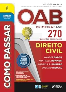 Livro Como passar OAB primeira fase - 270 questões comentadas - Direito civil