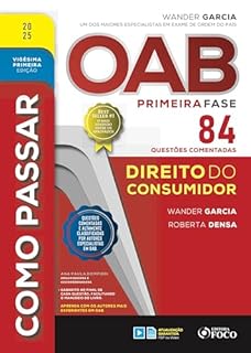 Livro Como passar OAB primeira fase - 84 questões comentadas - Direito do consumidor