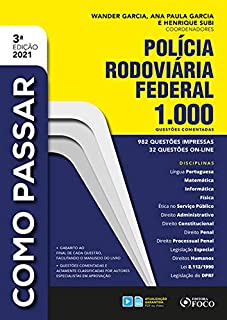Livro Como passar polícia rodoviária federal: 1.000 questões comentadas