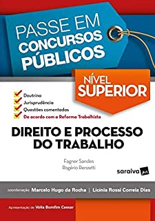 Livro Passe em Concursos Públicos - Nível Superior - Direito e Processo do Trabalho