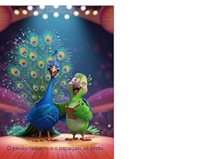 Livro O Pavão Radiante e o papagaio de Zé-Broto