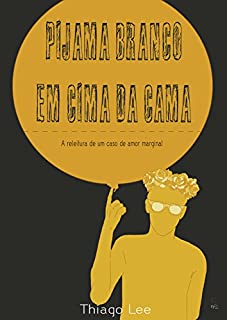 Livro Pijama branco em cima da cama