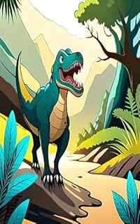 Livro Pintando com os Dinos: Aventuras de Colorir na Terra Pré-Histórica para crianças de 5 - 10 anos