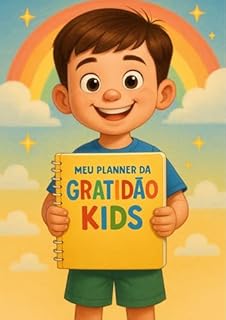 Livro Planner Gratidão Kids - Menino