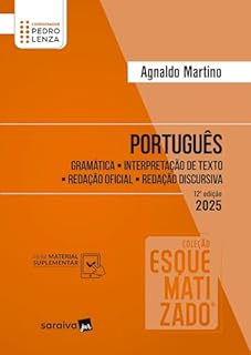 Livro Português - Coleção Esquematizado - 12ª Edição 2025