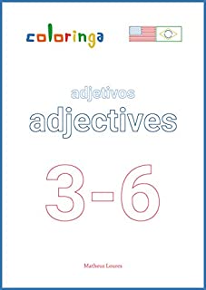 Livro Praticar Adjetivos no Futuro (3-6): Livros de Exercícios para Aprender Inglês em Casa - Coloringa