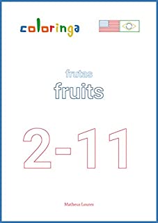 Livro Praticar Passado em frases com Frutas (2-11): Livros de Exercícios para Aprender Inglês em Casa - Coloringa