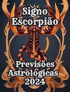 Livro Previsões astrológicas do signo escorpião 2024