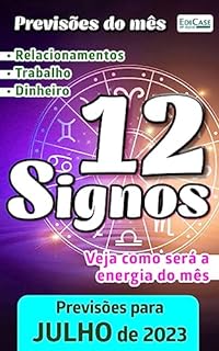 Livro Previsões do Mês Ed. 61 - 12 Signos - Julho de 2023