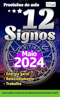 Livro Previsões do Mês Ed. 71 - Previsões dos Signos - 12 Signos - Maio de 2024